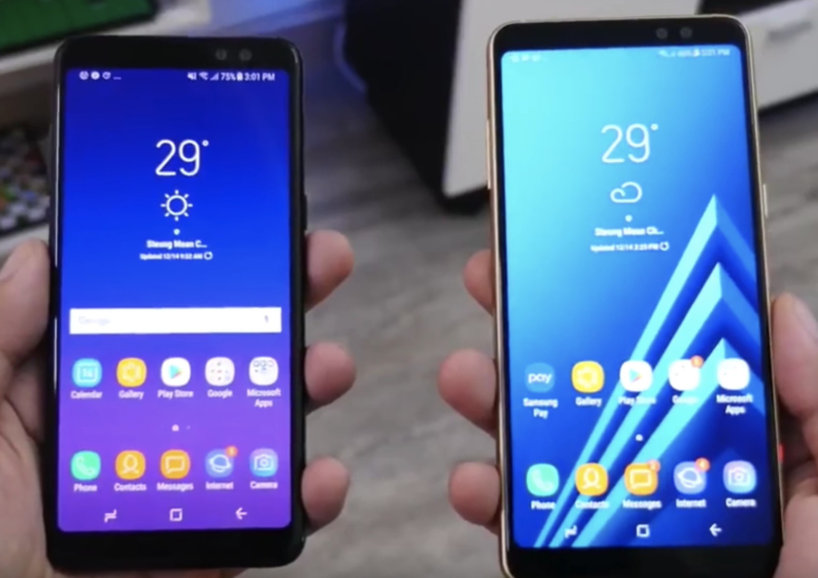 Samsung Galaxy A8 and A8+