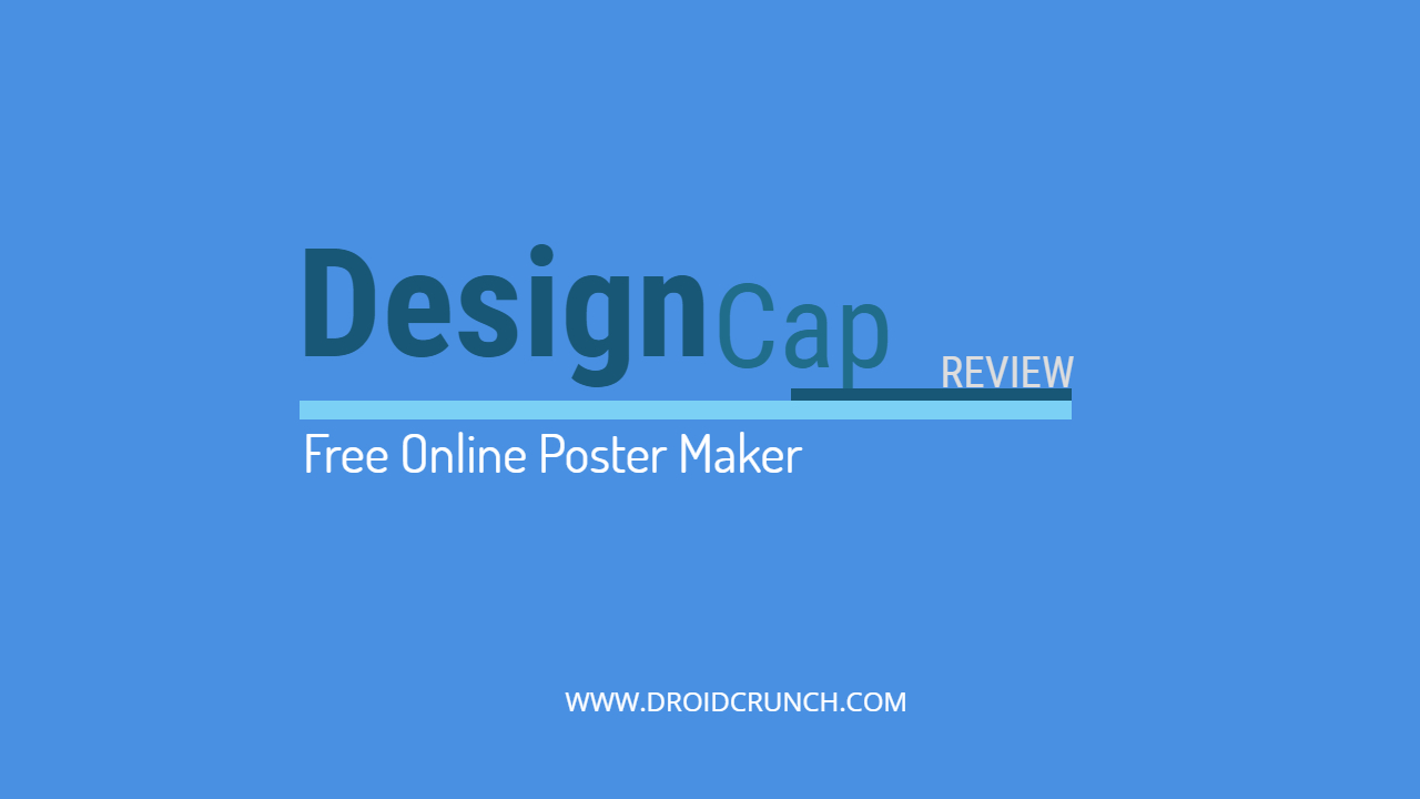 Free Online Poster Maker design cap review