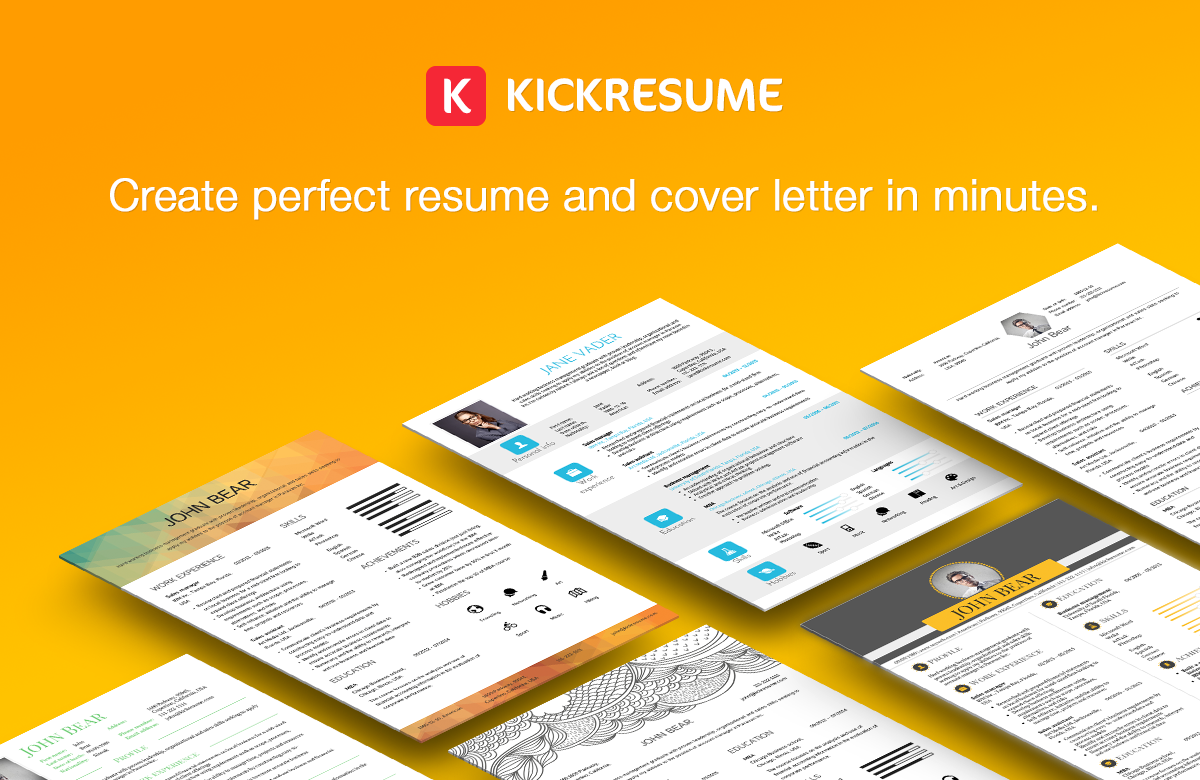 How To Make Online Resume with kickresume