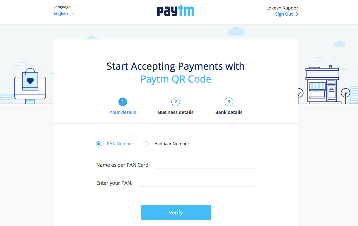 paytm qr code receive payments