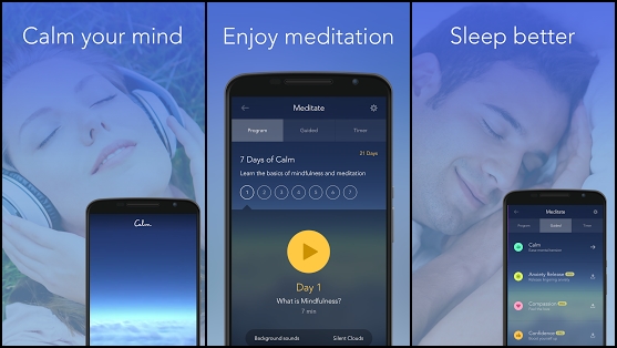 best meditations apps Calm Meditate Sleep Relax