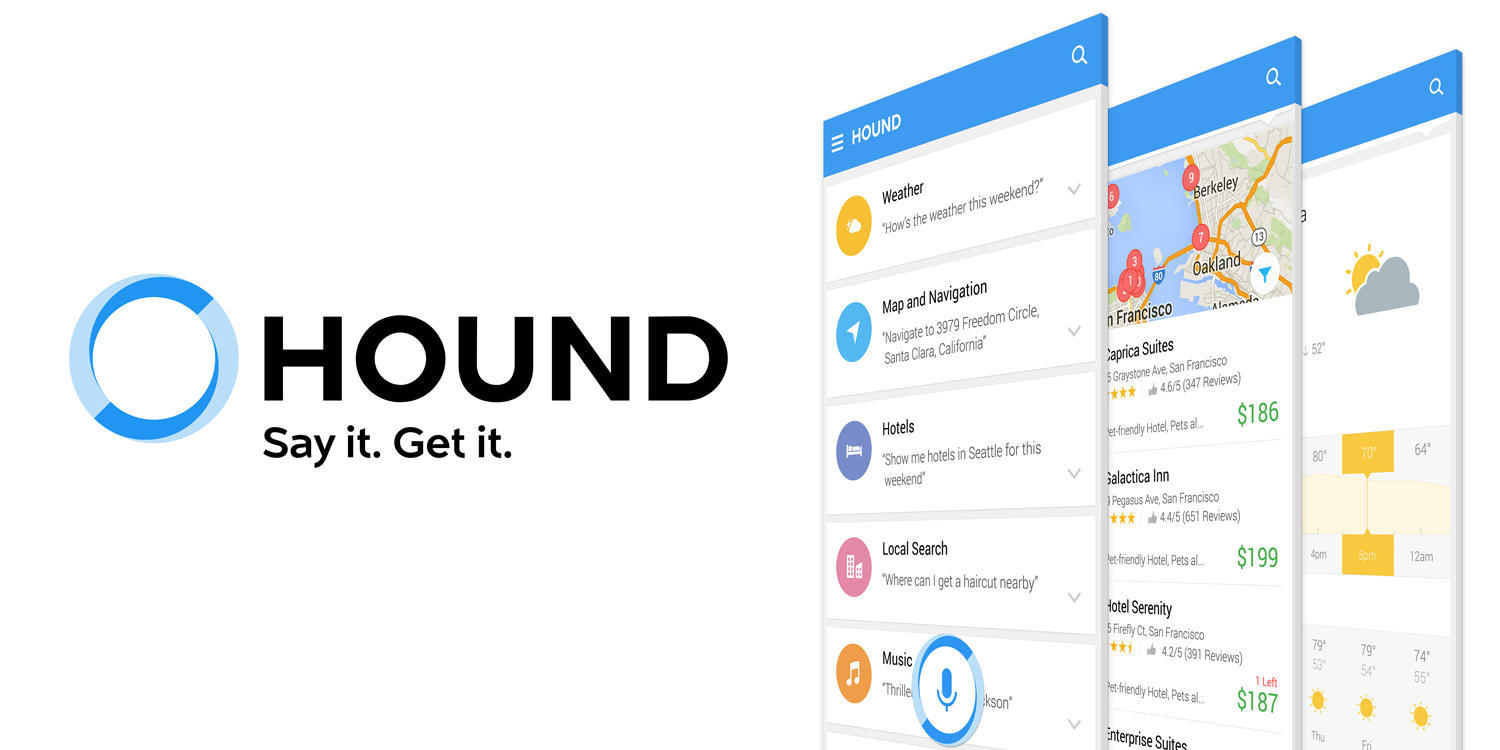 best ai based app for android hound