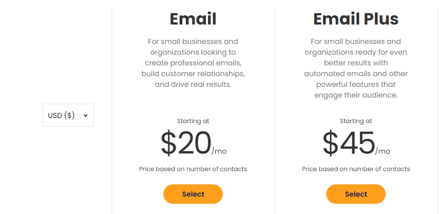 Constant Contact Pricing Email Marketing Software
