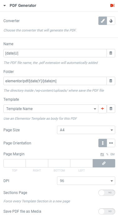 PDF Generator Dynamic Content for Elementor