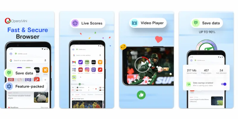 Opera mini Best Android Browser