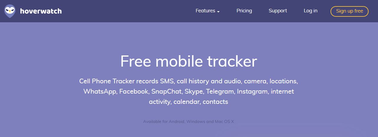 Hoverwatch free mobile tracker