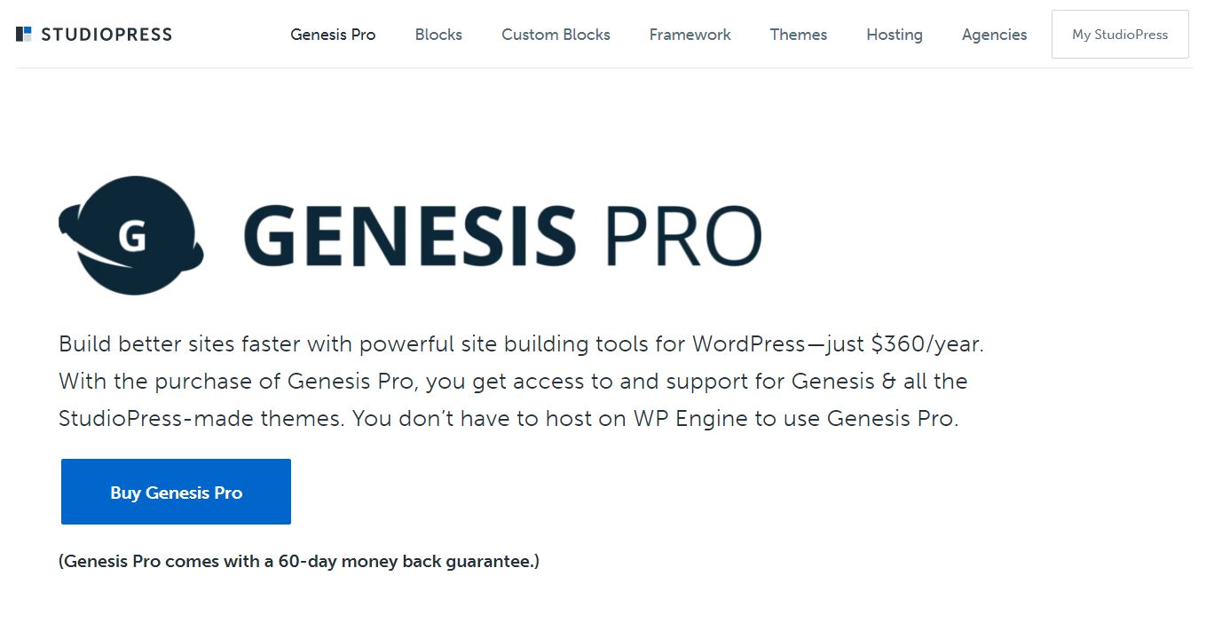 Genesis Pro Page Builder for WordPress