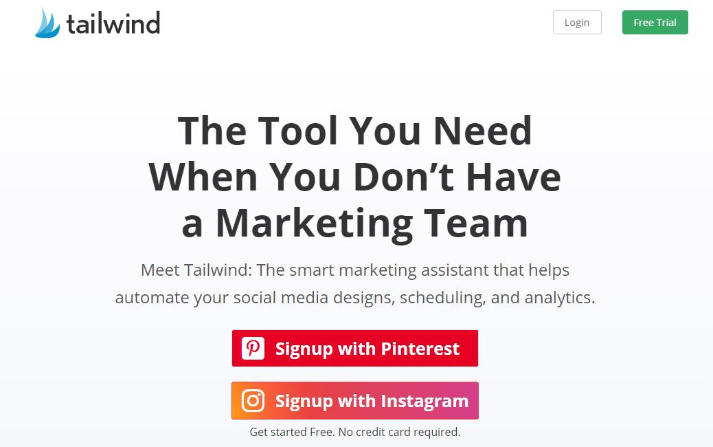 Tailwind Instagram Marketing Tool