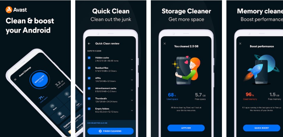 Avast Cleaner App for Android Devices