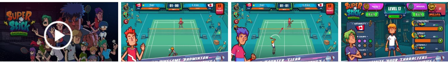 Super Stick Badminton Game for Android