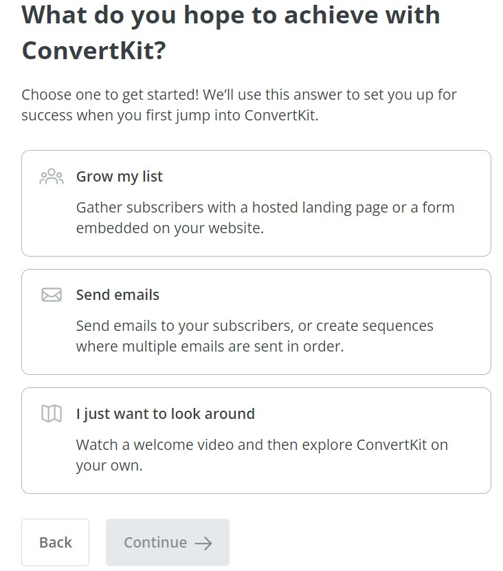 Achieving Goals with Convertkit