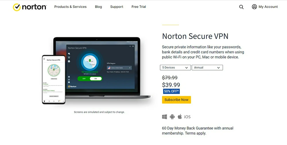 Norton Secure VPN Service