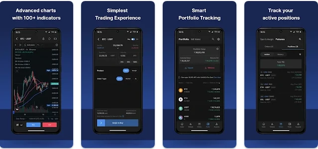 Cryptocurrency Trading App CoinDCX Pro Crypto Trading