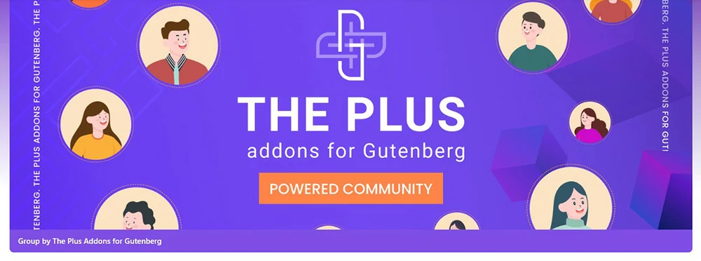 The Plus Addons for Gutenberg Facebook Community