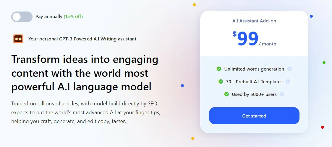 Writerzen AI Assistant Pricing