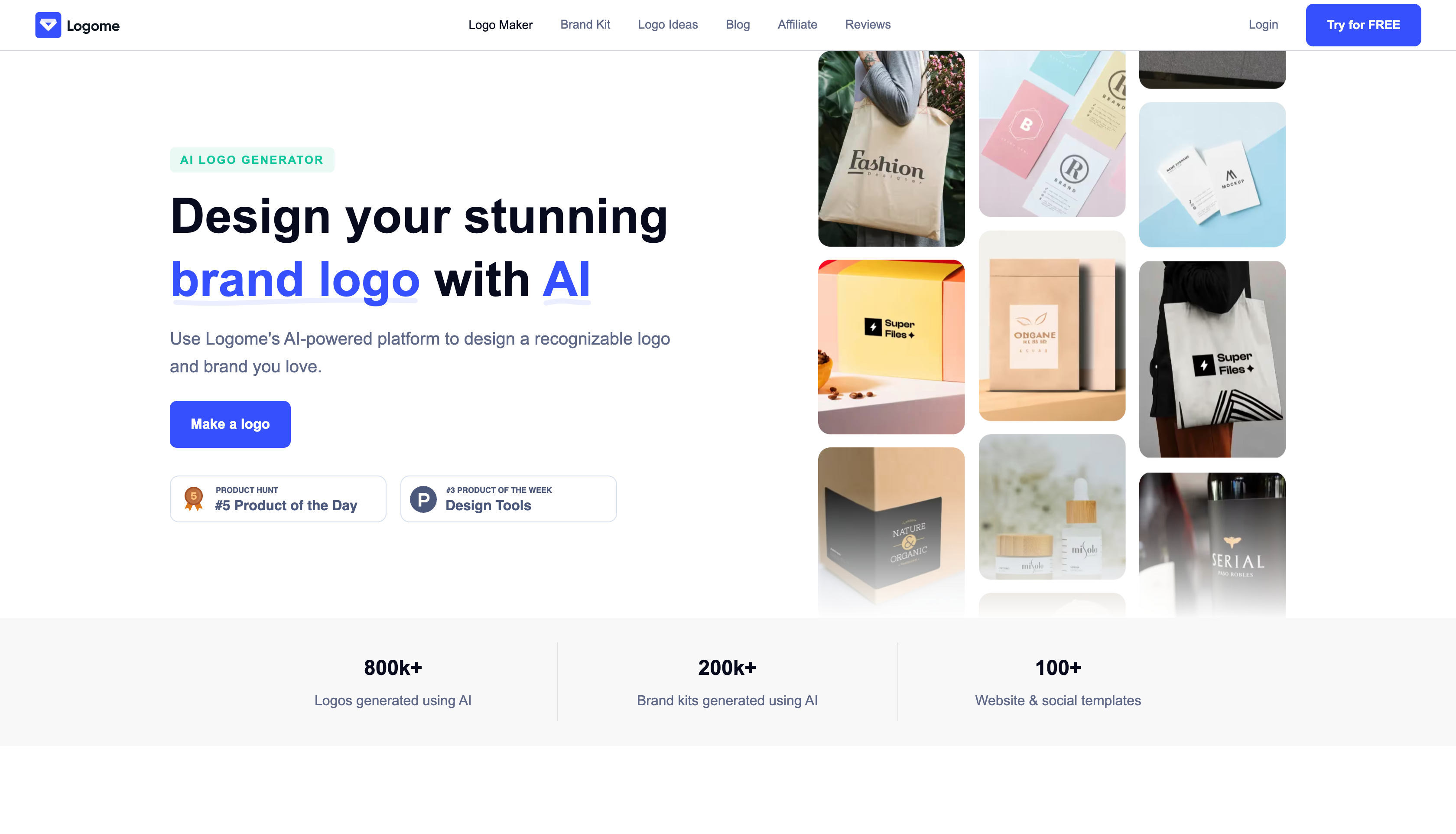 logo me.ai homepage
