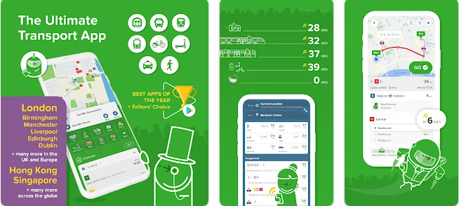Best Android Apps for Travel Citymapper