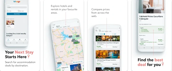 Best Android Apps for Travel Trivago