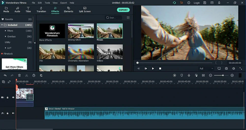 Wondershare Filmore Video Editing Software