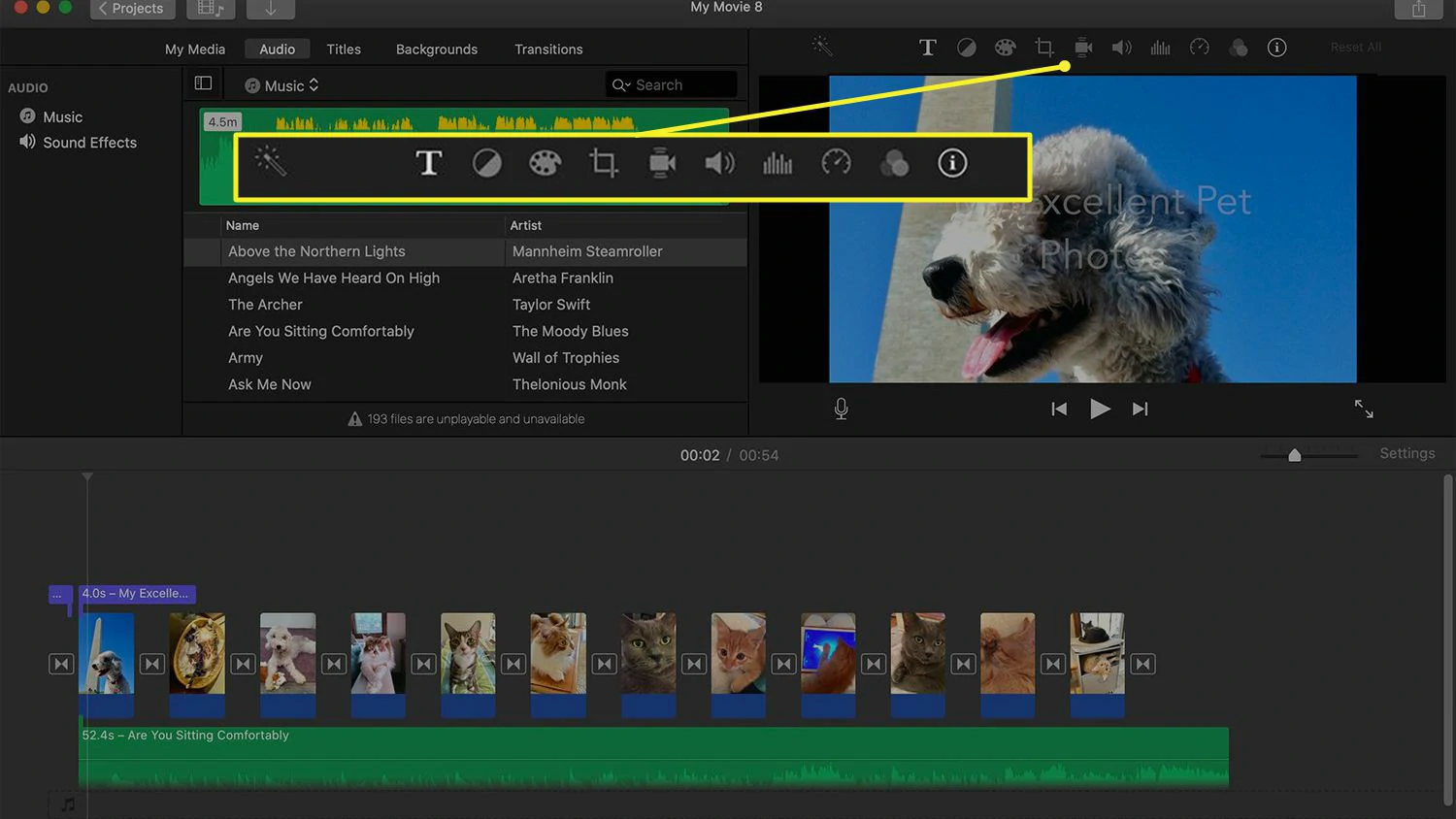 iMovie Video Editing Software