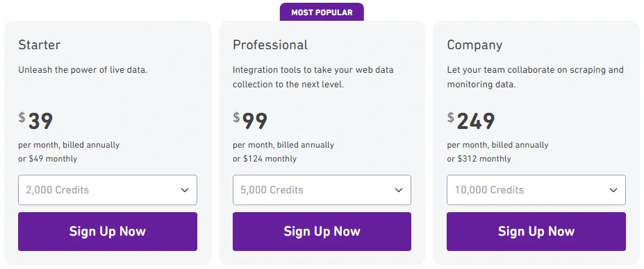 Browse AI Pricing