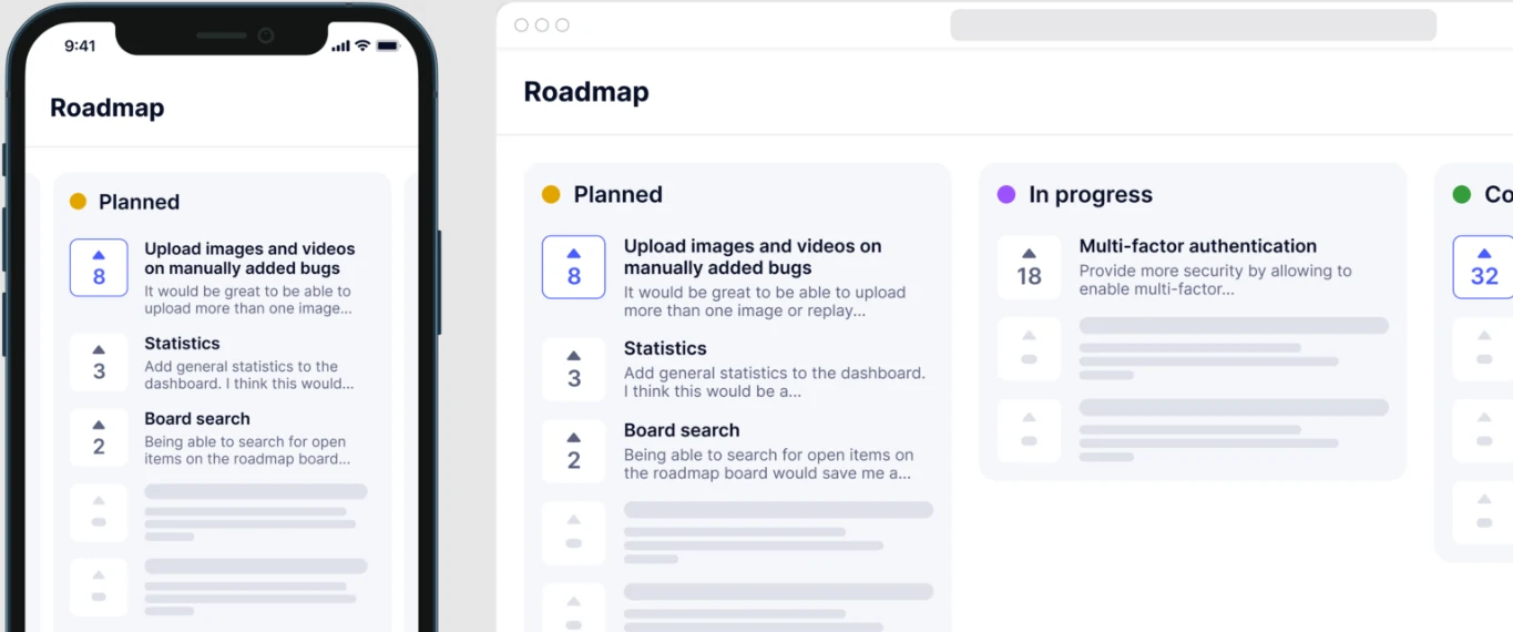 Gleap Feature Product roadmap