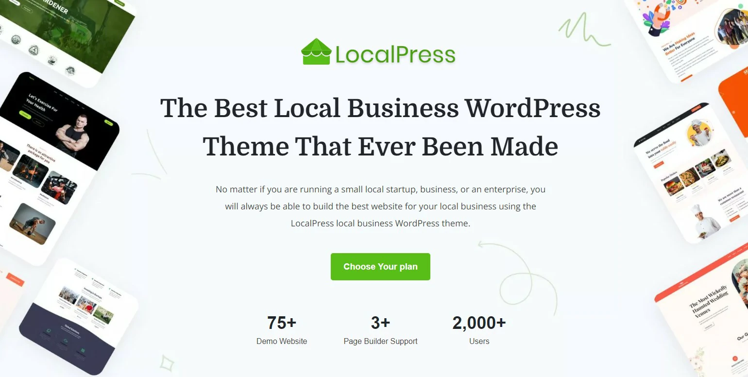 LocalPress Local Business WordPress Theme