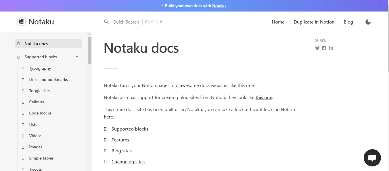 Notaku Website