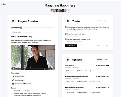 Upcoach Feature Course Creation