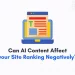 Can AI Content Affect your Site Ranking Negatively