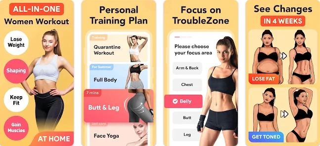 Best Fitness And Bodybuilding Apps Workout for Women
