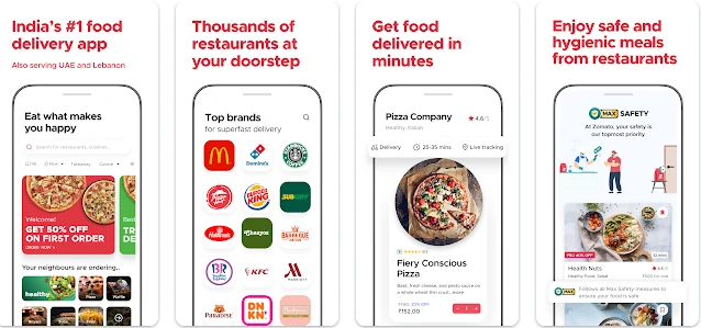Food delivery app Zomato