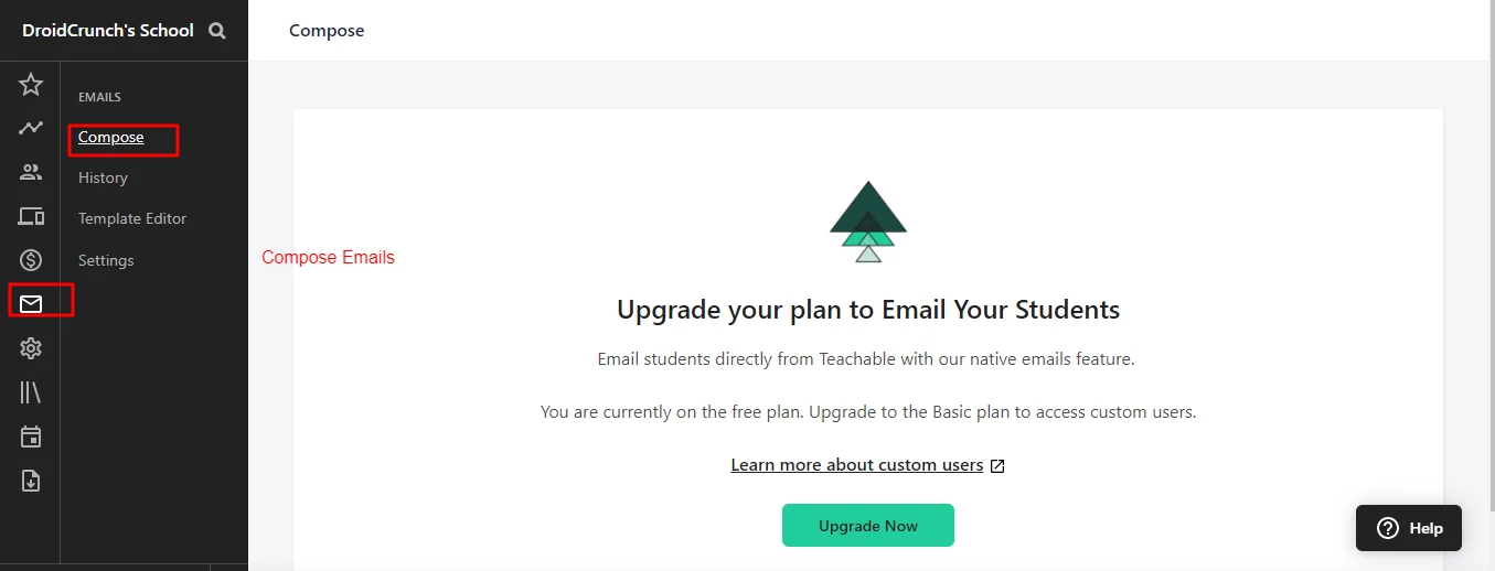 Teachabe Review Compose Emails