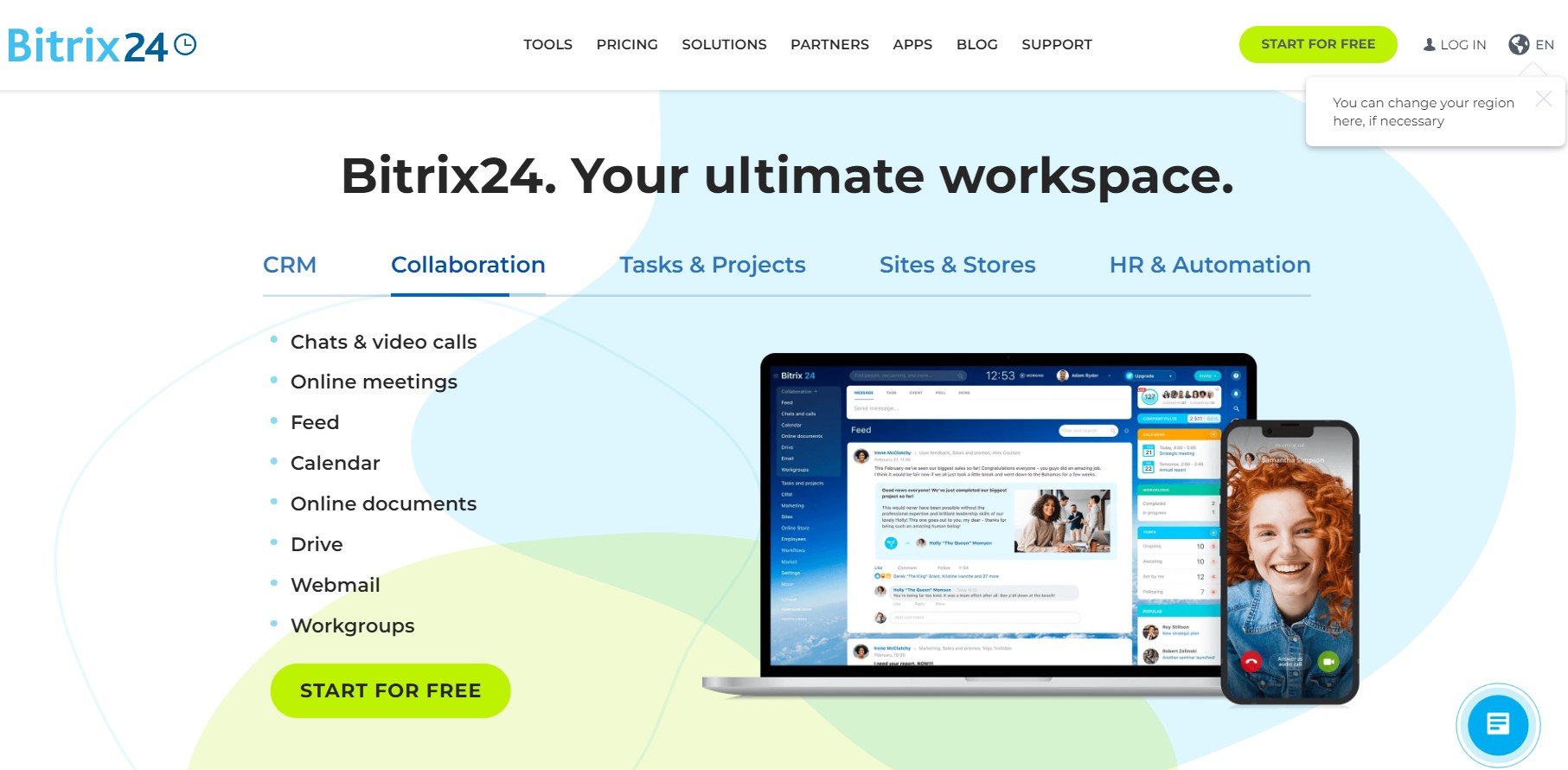 Bitrix24 crm software