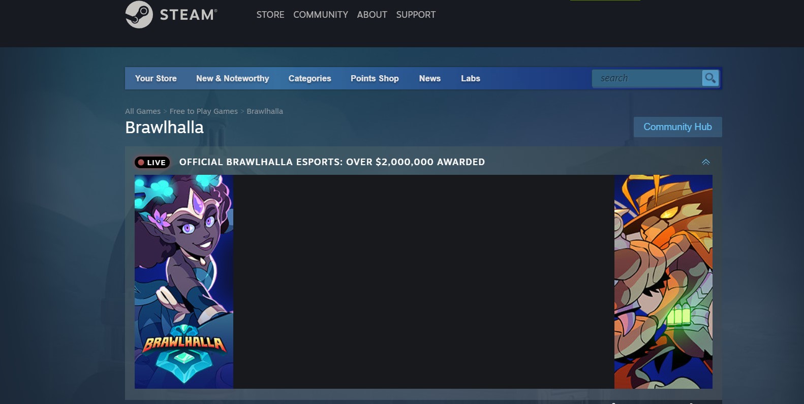 Brawlhalla free game on steam