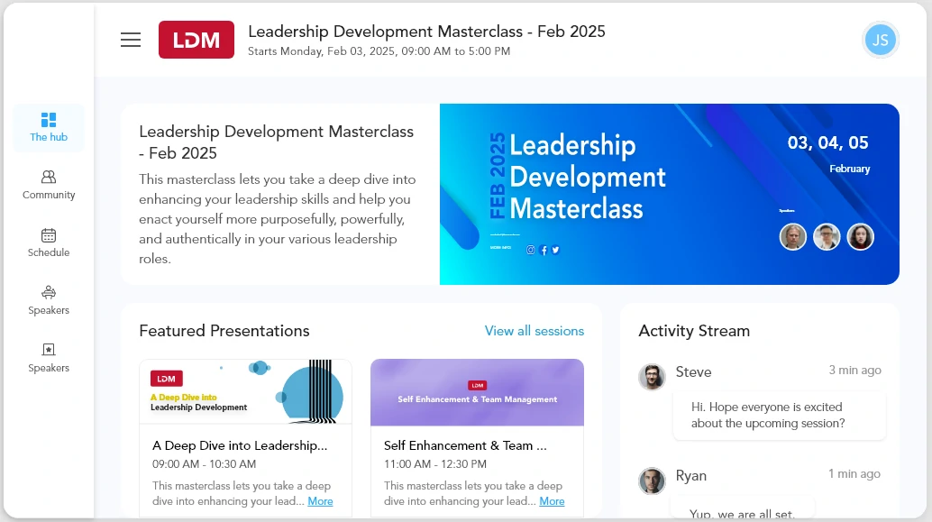 EventZilla Features Customizable Lobby Page