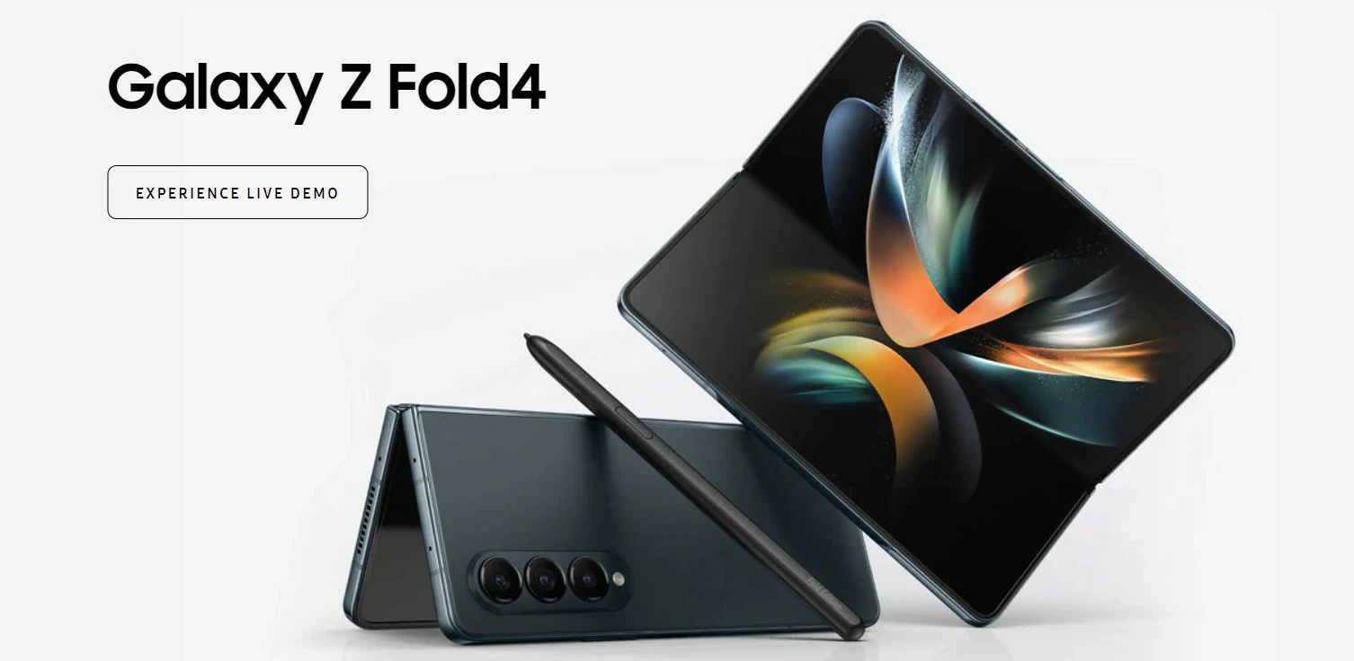 Galaxy z fold 4 smartphone