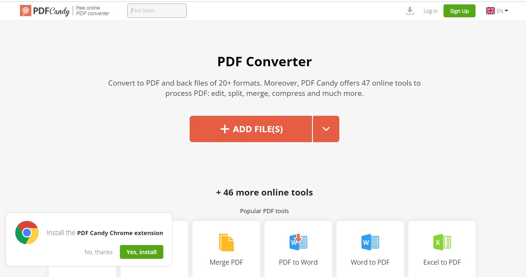 PDF candy pdf editor