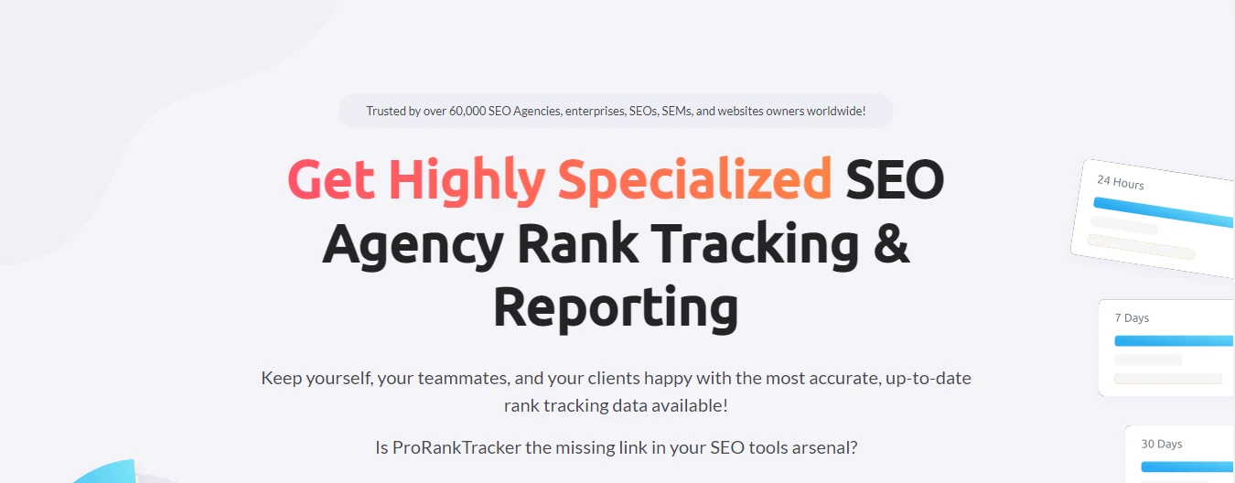 Pro Rank Tracker Website