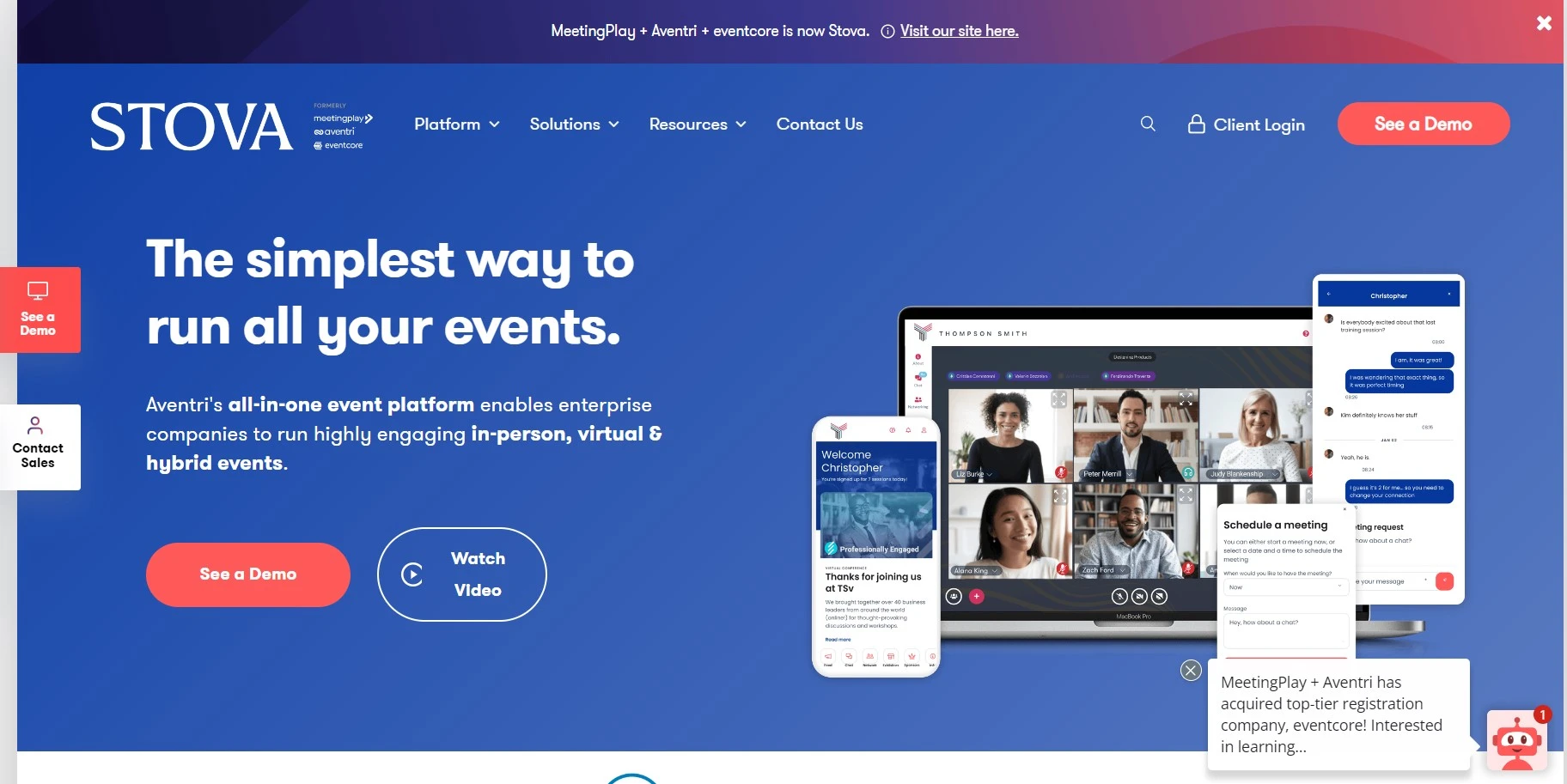 Aventri event management tool