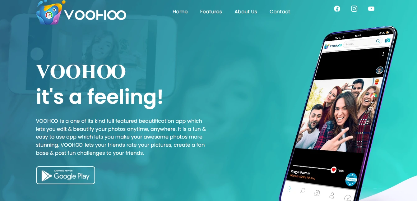 Best Short Video App VOOHOO - Live Streaming App