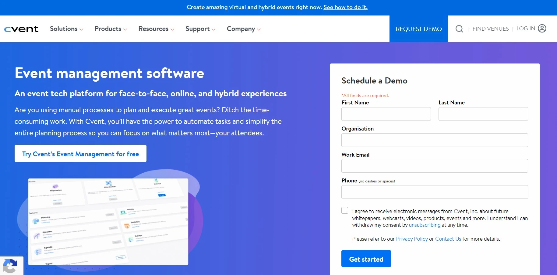 Cvent event managemnet tool