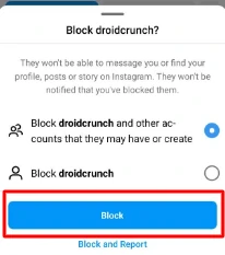 Select Block.
