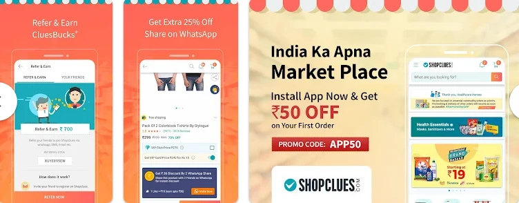 Shopping App ShopClues