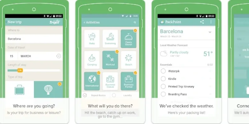 PackPoint Travel App