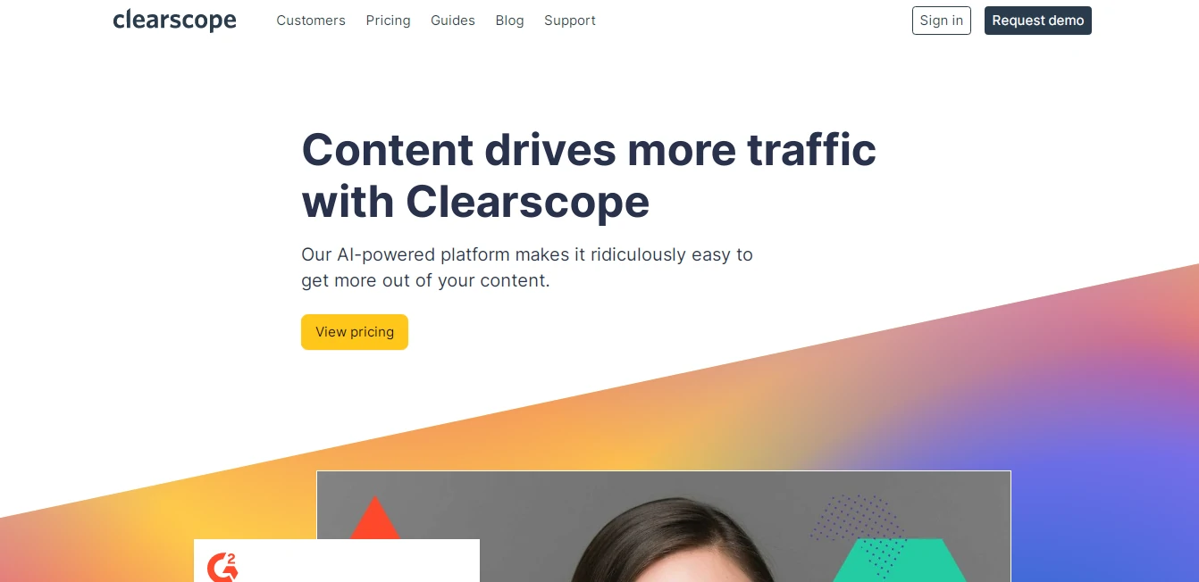 Best growth hacking tool Clearscope