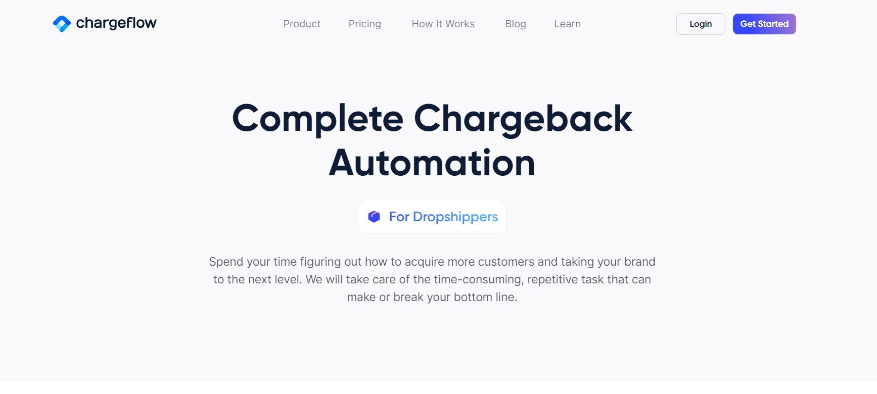 Chargeflow dropshipping software