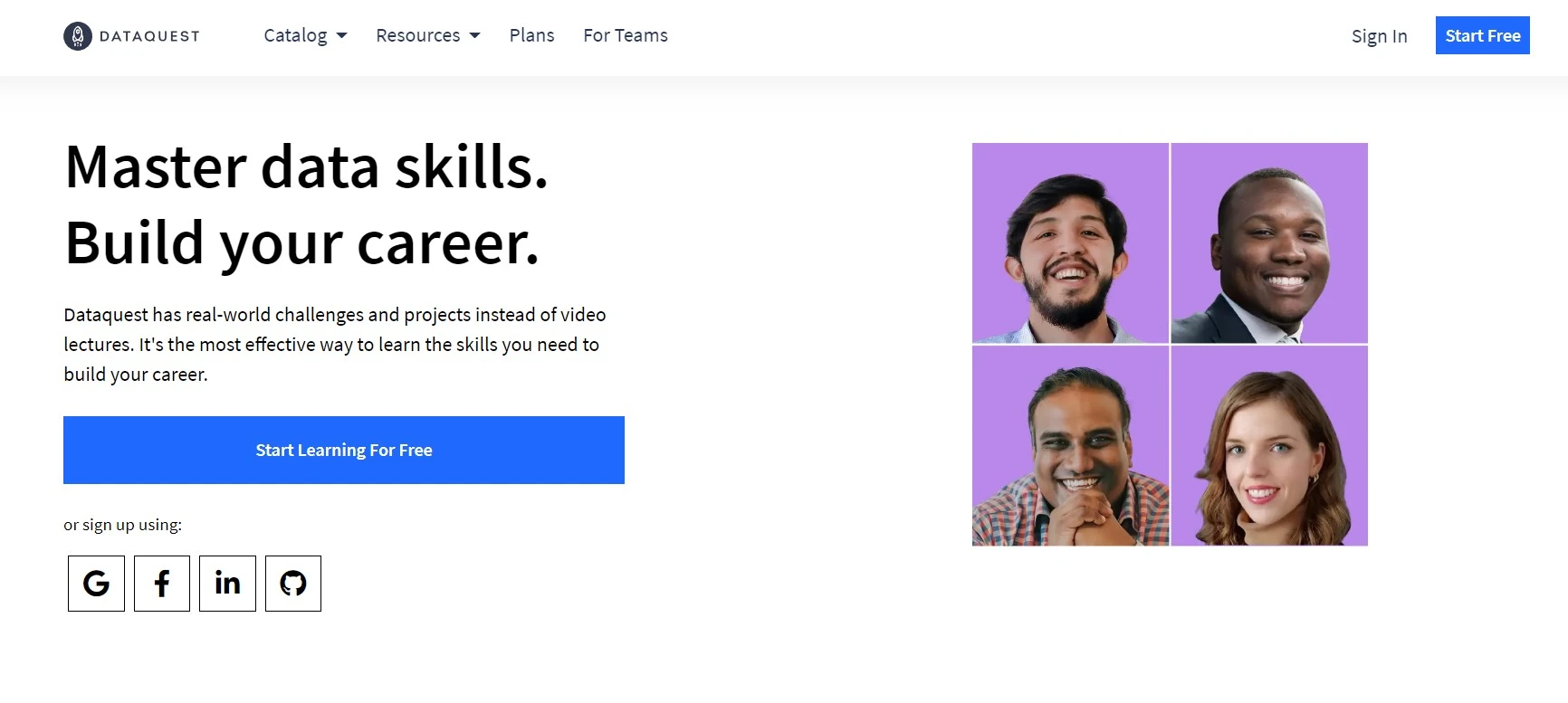 Dataquest helps you master coding skills