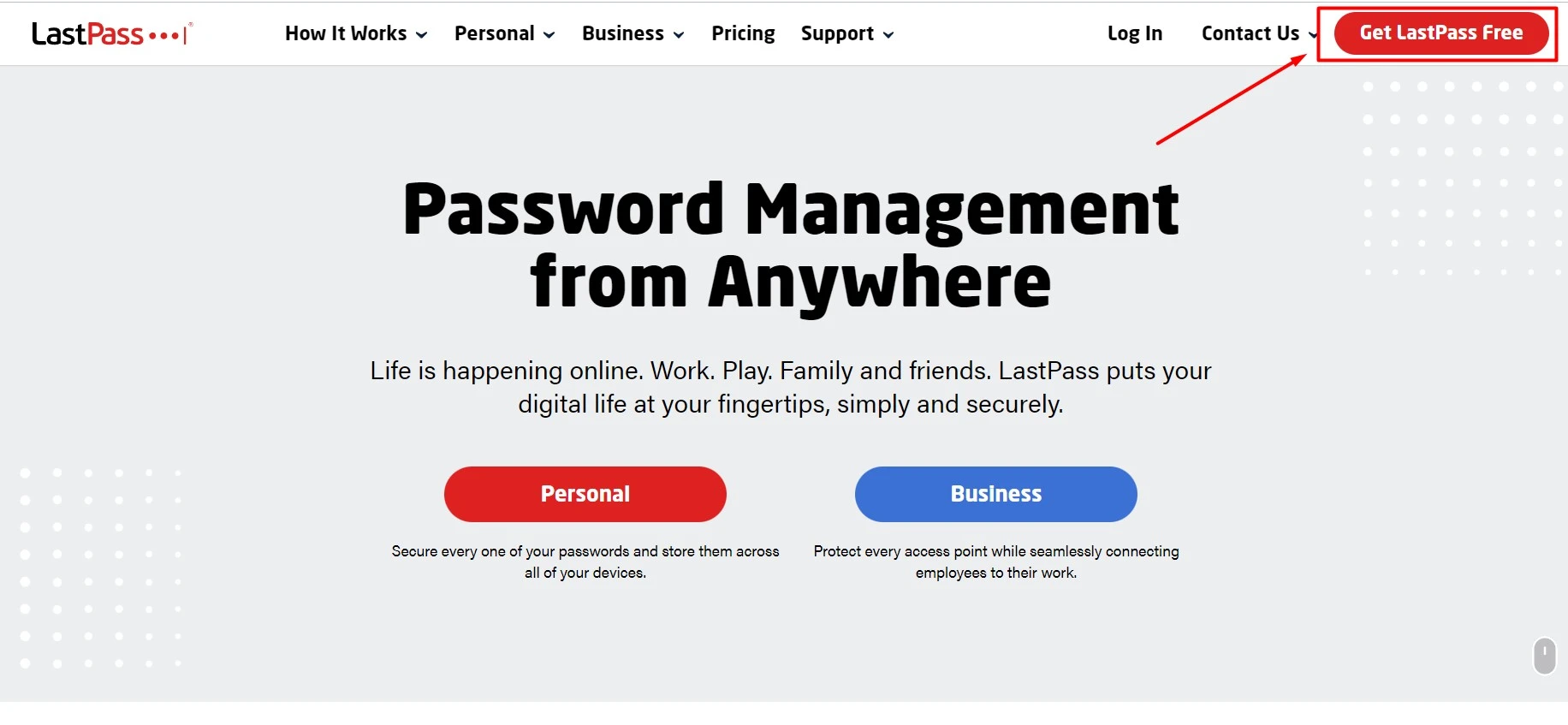 Get srarted with lastpass