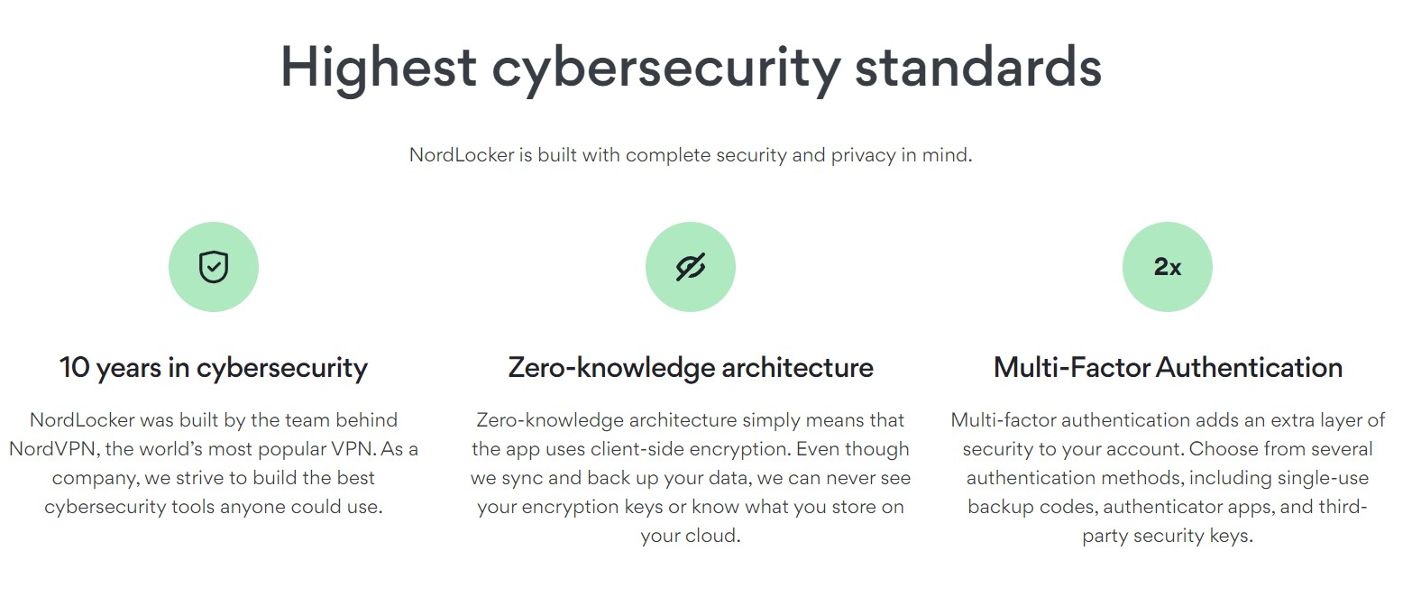Nordlocker offers complete security and privacy